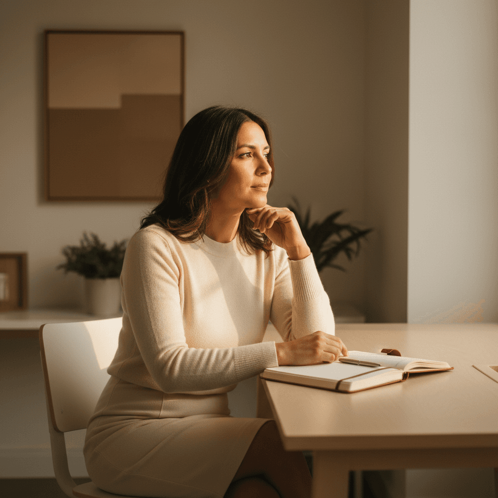 Personal development coaching and reflective journaling